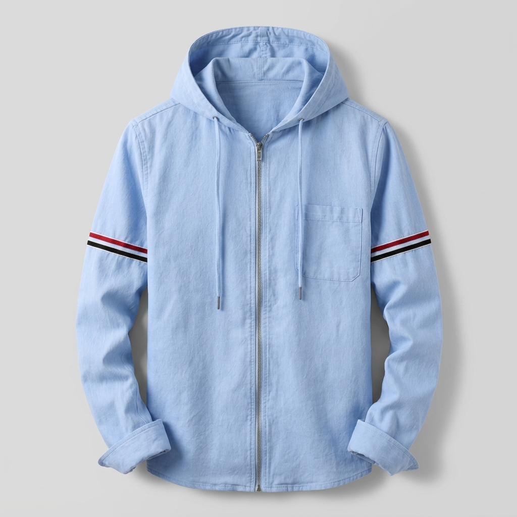 Bruno | Chaqueta de Lino con Capucha