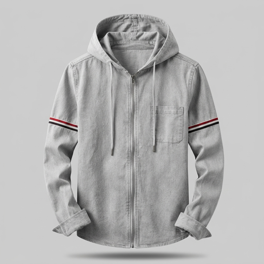 Bruno | Chaqueta de Lino con Capucha