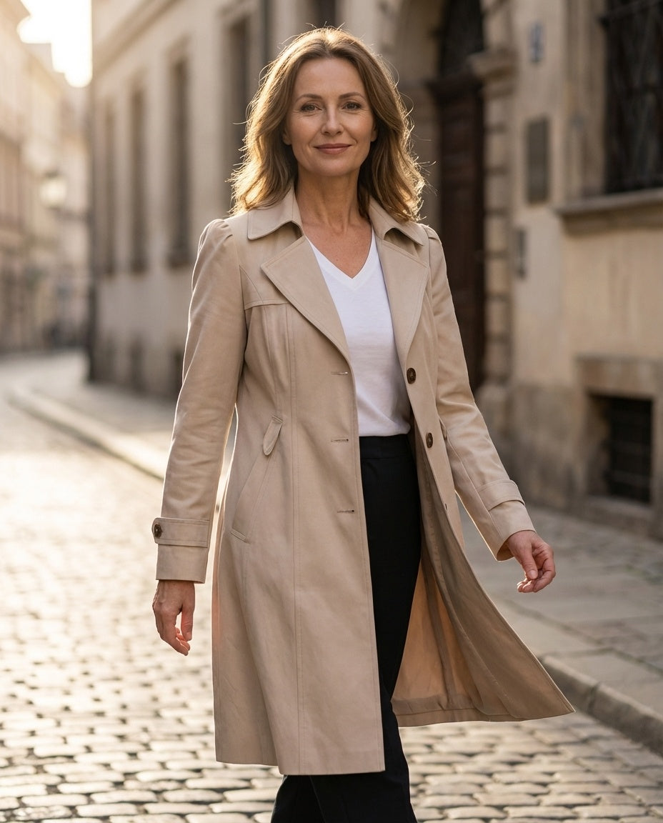 Alicia | Gabardina Corta de Verano